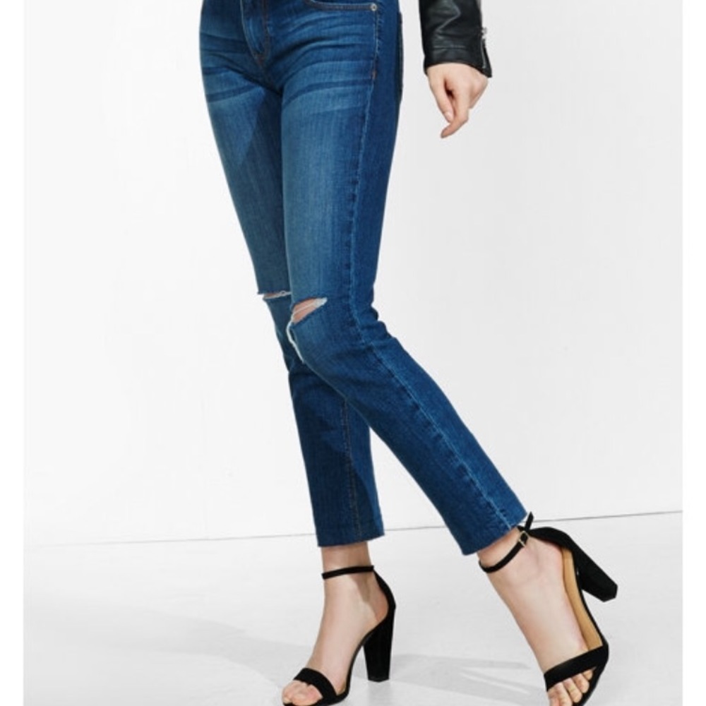NWOT Express Dark Wash Jean Legging